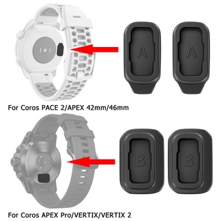 ปลั๊กกันฝุ่น สําหรับ Coros VERTIX 2 APEX 2 Pro อุปกรณ์เสริมนาฬิกาข้อมือ ซิลิโคน สําหรับ Coros Pace 2 APEX 42 มม. 46 มม.