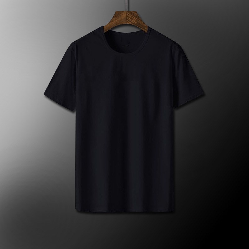 ภาพสินค้า*พร้อมส่ง*เสื้อยืดคอกลมแขนสั้น ผู้ชาย สีล้วน Men's Short Sleeve T-Shirt (สีดำ สีขาว สีเทา)รุ่น 0019 จากร้าน tsoline บน Shopee ภาพที่ 2