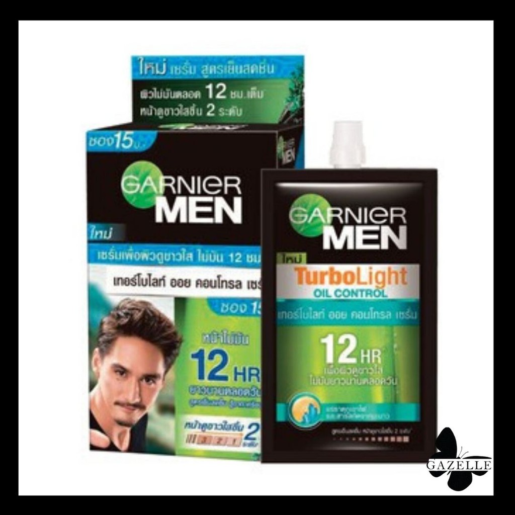 ภาพหน้าปกสินค้าGARNIER-MEN-turbo light oil control การ์นิเย่ เมน เทอโบไลท์ออยล์คอนโทรล