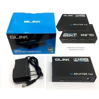 ภาพหน้าปกสินค้าbox hdmi G-Link HDMI SPLITTER 1:2 Port 1:4 Port (แยกสัญญาณ1ออก2 1ออก4) รุ่น GLSP-012 GLSP-013(4K , FullHD 1080p) ที่เกี่ยวข้อง