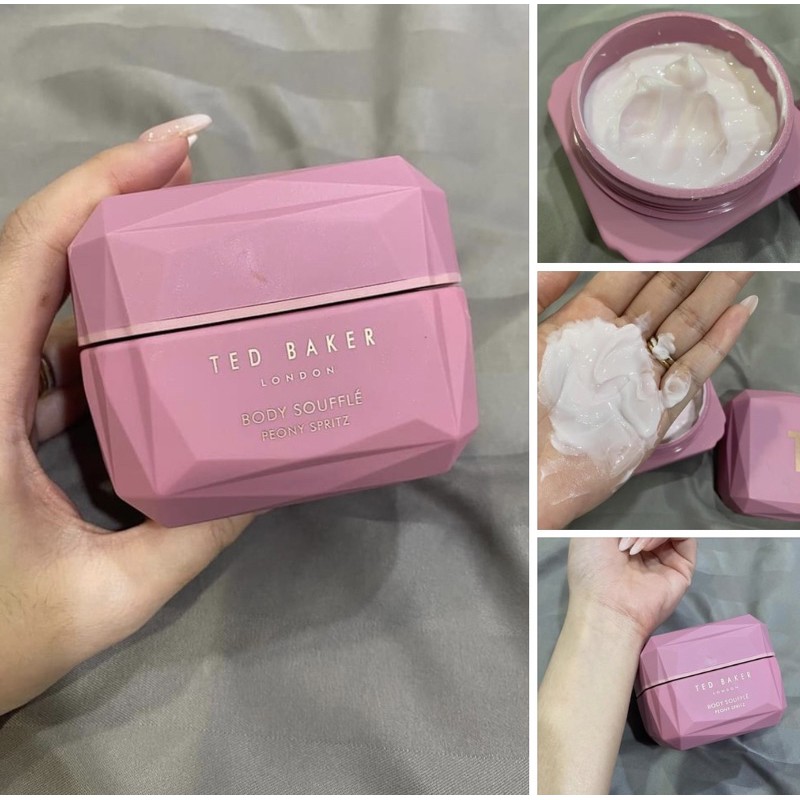 ครีมทาผิวTed baker London shimmer body souffle เท็ด เบเกอร์ ลอนดอน บอดี้ ซูเฟล ขนาด 300ml. (มี2