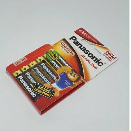 ถ่าน-panasonic-alkaline-aaa-1-5v-ของแท้-บริษัทรับประกันคุณภาพ