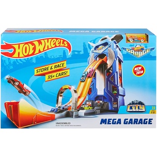 Hot Wheels Mega Garage ชุดรางของเล่นรถเหล็กฮอทวีล รุ่น FTB68