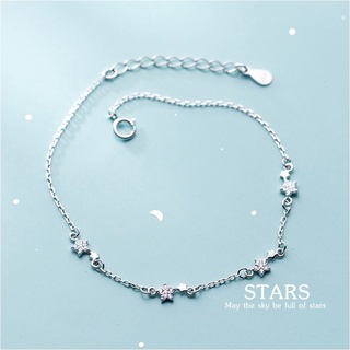 s925 Stars bracelet สร้อยข้อมือเงินแท้  น้องดาว ใส่สบาย เป็นมิตรกับผิว