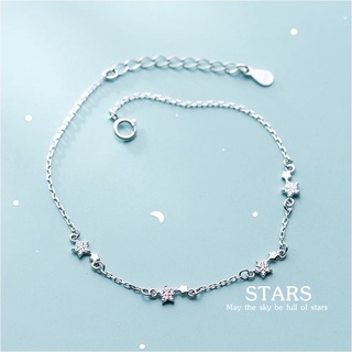 s925 Stars bracelet สร้อยข้อมือเงินแท้  น้องดาว ใส่สบาย เป็นมิตรกับผิว