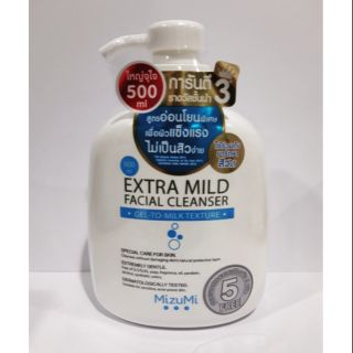 500 ml เจลล้างหน้า Mizumi Extra Mild Facial Cleanser