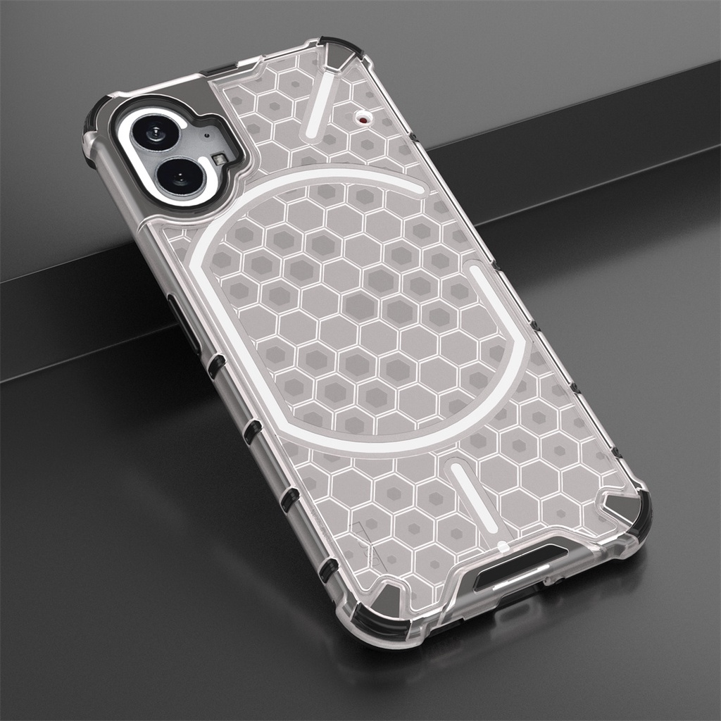 Nothing Phone One [1] เคสใส ลายรังผึ้ง แข็ง เคสซิลิโคน บอร์ดเดอร์ ...