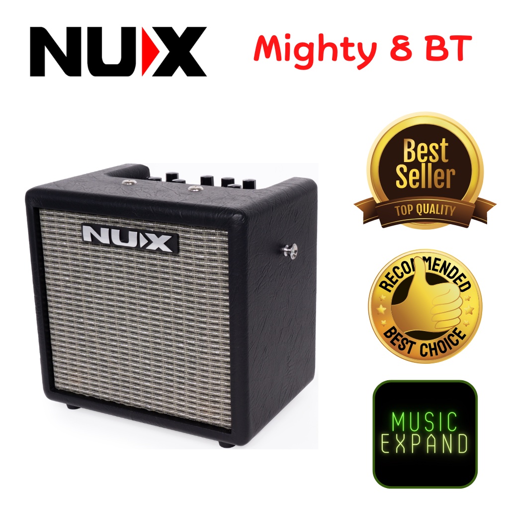 Nux Mighty 8 BT แอมป์กีต้าร์ | สามารถเชื่อมต่อ Bluetooth ได้ | Shopee ...