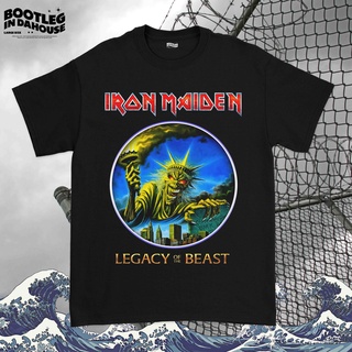 เสื้อยืด พิมพ์ลาย Iron Maiden แฟชั่นสําหรับสตรีS-5XL