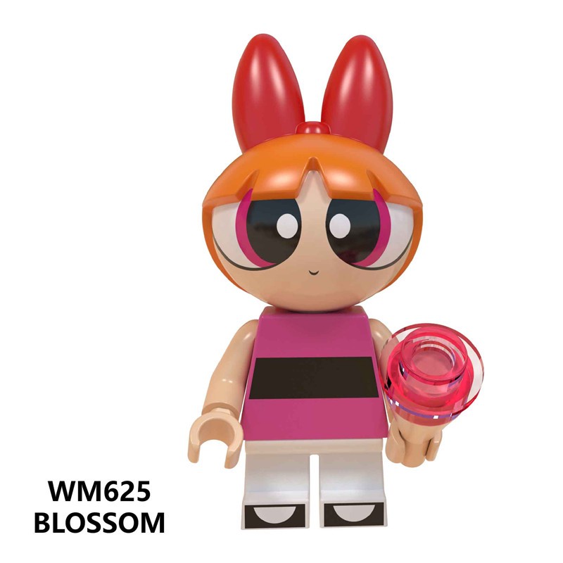 ของเล่นบล็อกตัวต่อ-รูป-the-powerpuff-girls-buttercup-bubbles-blossom-wm6051