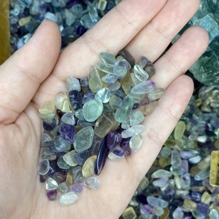 💎 หิน ฟลูออไรต์ Fluorite หินแห่งความฉลาด 100g. หินเครื่องประดับ แต่งตู้ปลา แต่งต้นไม้ หินใส่น้ำพุ biy วัถุมงคล หินตบแต่ง