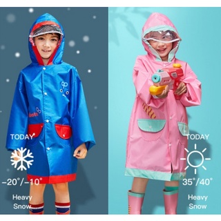 ภาพหน้าปกสินค้าLEMONKID Go school raincoat เสื้อกันฝนเด็ก #เด็กโต (RAIN17) ที่เกี่ยวข้อง