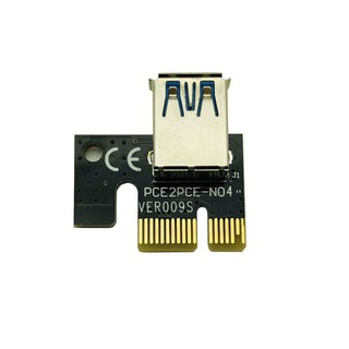 ภาพหน้าปกสินค้าหัวไรเซอร์สีทอง PCIE x1 -16x to USB 3.0 Port Gold Plated ที่เกี่ยวข้อง