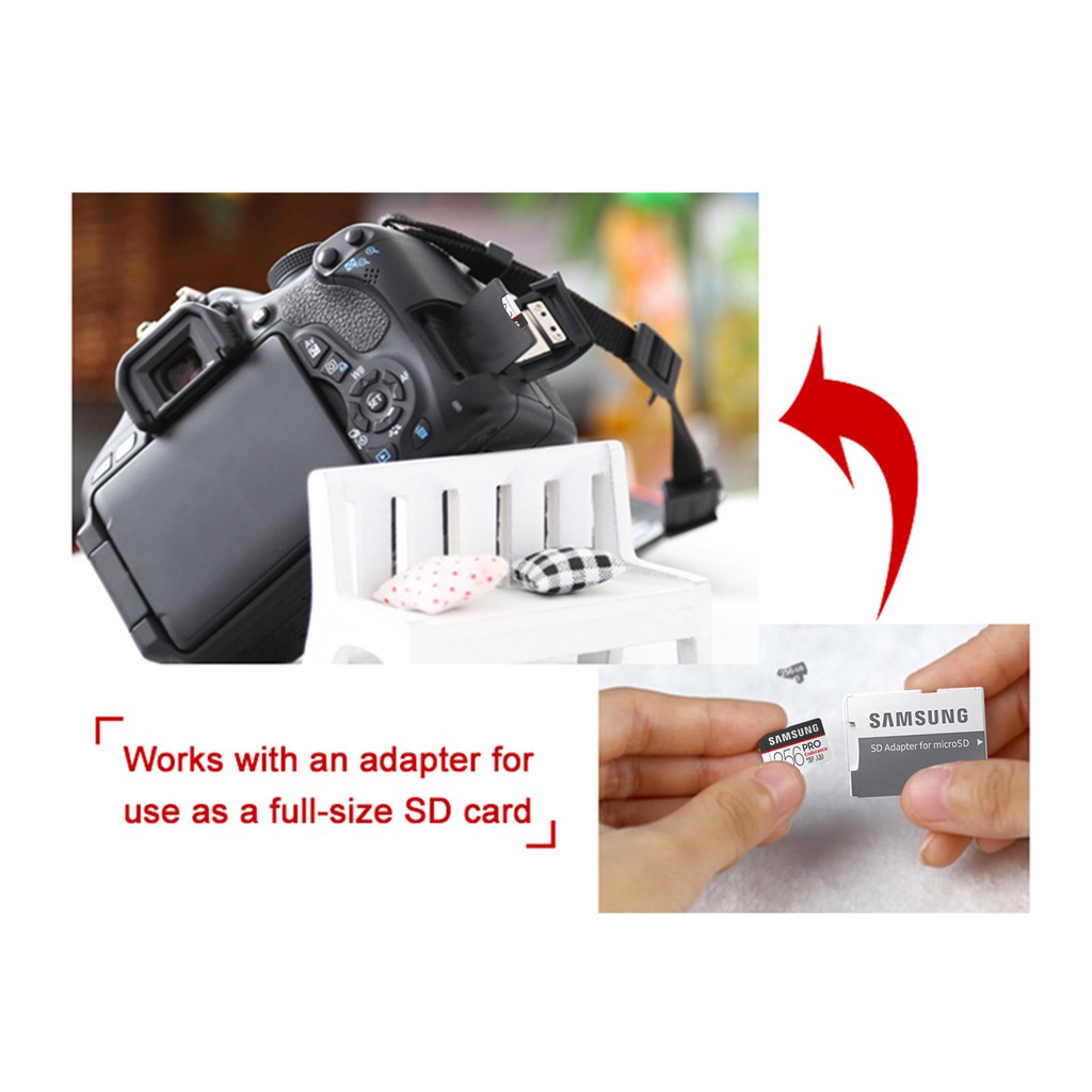 ภาพสินค้าเมมโมรี่การ์ด SAMSUNG Micro SDcard 32GB 64GB 128GB 256GB Class10 PRO Endurance (U1 100MB/s) memory card การ์ดหน่วยความจำ จากร้าน wbrdtbeyih บน Shopee ภาพที่ 3
