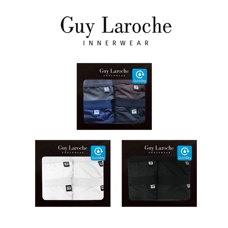 ภาพหน้าปกสินค้าGuy Laroche กางเกงในชาย รุ่น Quick Dry PACK 4 (JUS8901R9)