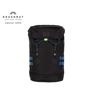 DOUGHNUT BAG :COLORADO GLOSSY BLOCKING SERIES : BLACK X NEON กระเป๋าโดนัท backpack ขนาดกระทันรัด กระเป๋ากันน้ำ ซิปกันน้ำ กระเป๋าโดนัท กระเป๋าสะพายข้าง กระเป๋า กระเป๋าผู้หญิง (รหัสสินค้า 05677)