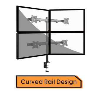 ขายึดจอคอม ขายึดจอมอนิเตอร์ 4 จอทุกยี่ห้อ 13-27นิ้ว Model:LDT08-T04