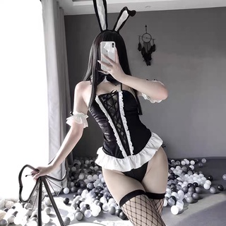 ชุดกระต่ายเซ็กซี่ กำมะหยี่ 2448 🐇 ชุดกระต่าย บอดี้สูท ชุดคอสเพลย์กระต่าย sexy bunny cosplay บันนี่ ชุดคอสเพลย์เซ็กซี่