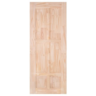 PINE DOOR MODERN DOORS CE08 80X200CM ประตูไม้สน MODERN DOORS CE08 80x200 ซม. ประตูบานเปิด ประตูและวงกบ ประตูและหน้าต่าง