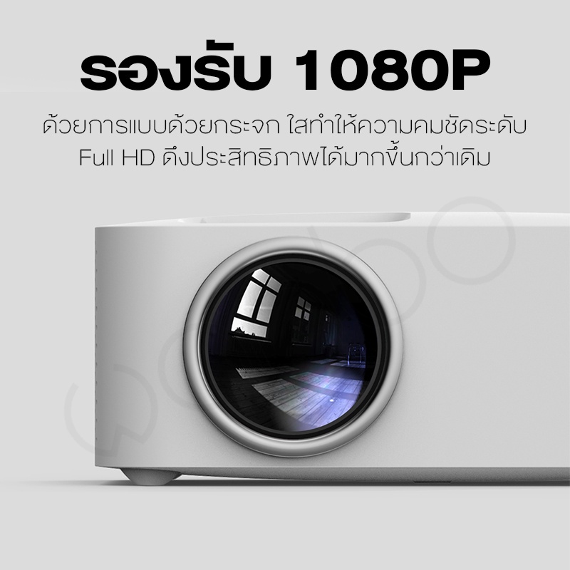 ลองดูภาพสินค้า Wanbo X2 Pro support 1080P HD Projector โปรเจคเตอร์ มินิโปรเจคเตอร์ คุณภาพระดับ Android 9.0