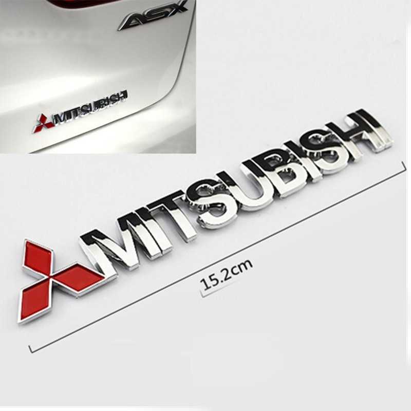 ราคาและรีวิวสติกเกอร์ สามมิติ โลโก้โลหะ สำหรับ Mitsubishi