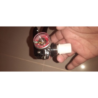 วาล์ว2.2ปอนด์มือ1เกจแดงไม่มีควิกคอ