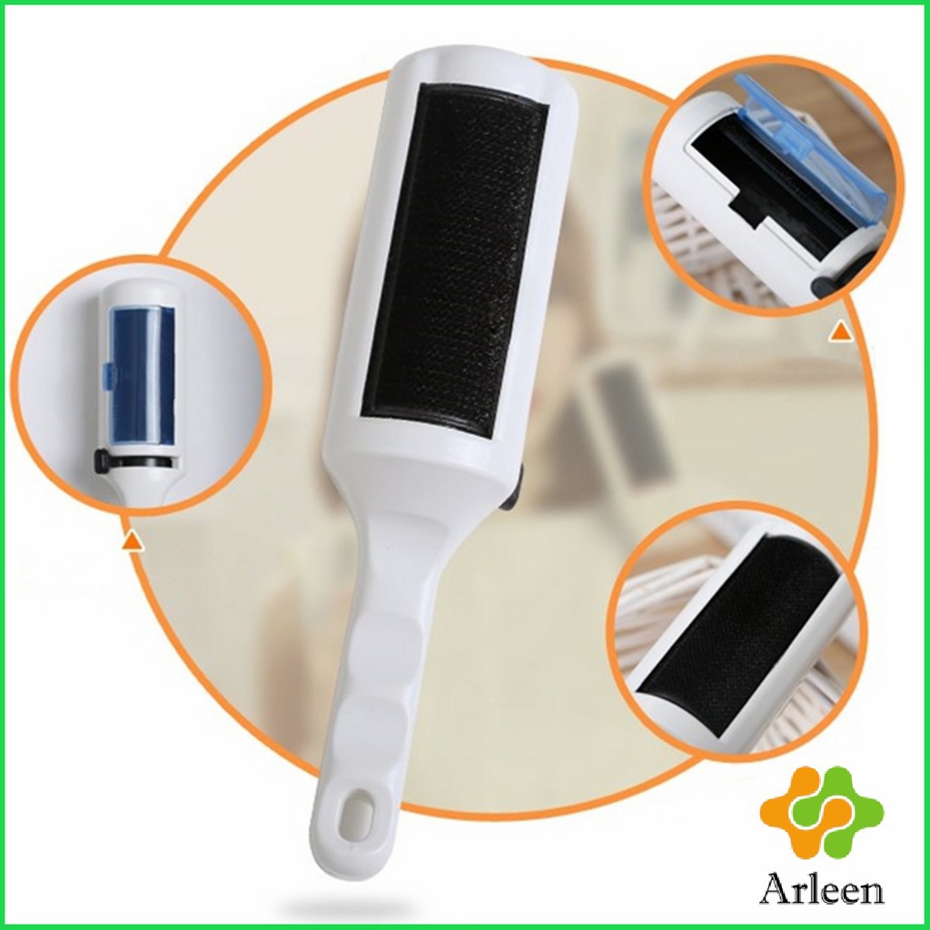 arleen-ลูกกลิ้งปัดฝุ่น-แปรงขนแมว-แบบพกพา-ลูกกลิ้งปัดฝุ่นไฟฟ้าสถิต-electrostatic-mini-dryer-lint-brush