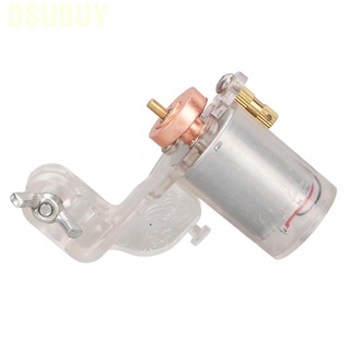 Dsubuy Rotary Tattoo Machine Transparent Adjustable Eccentric Wheel Bearing Motor Gun