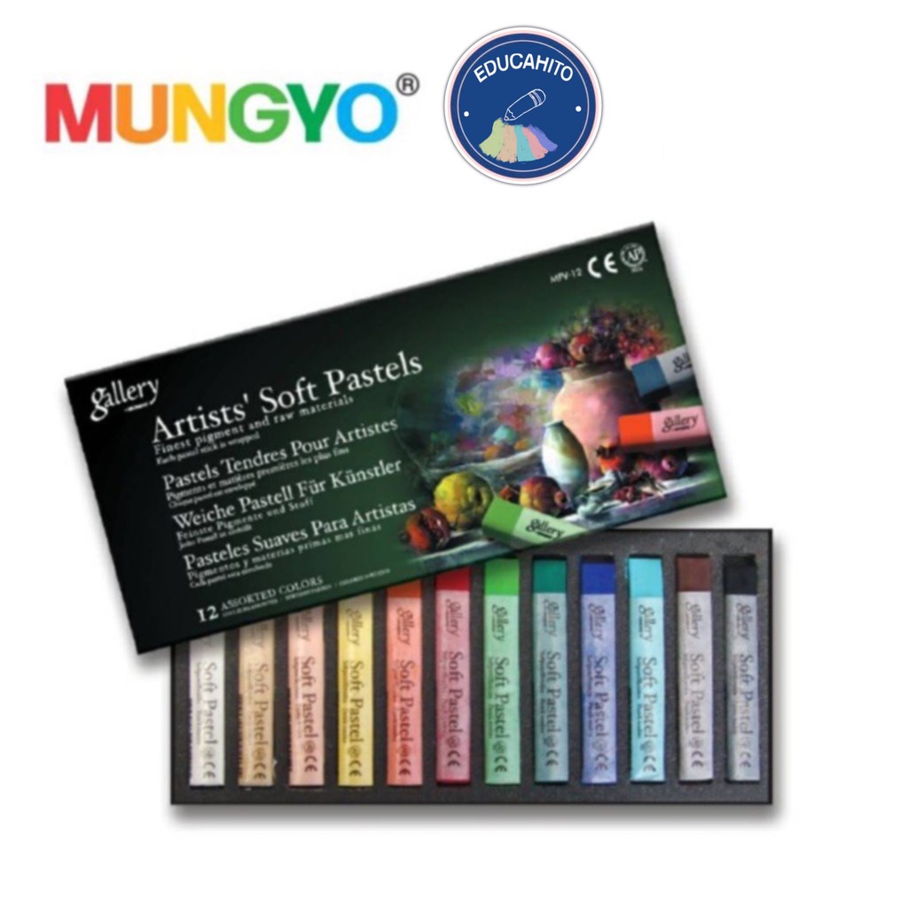mungyo-สีชอล์ค-gallery-soft-pastels-basic-12-24-48-สี