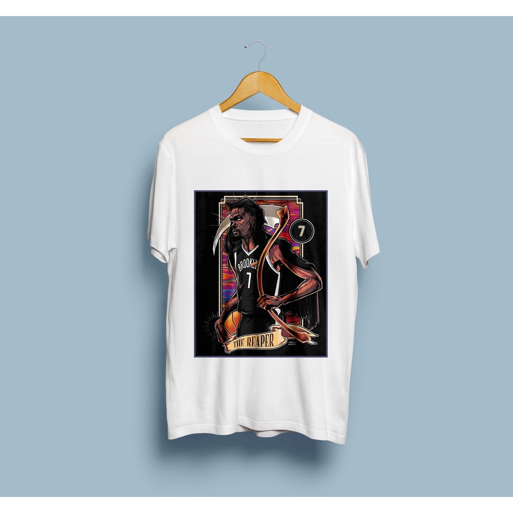 ผ้าฝ้าย-100-cottonเสื้อยืด-พิมพ์ลาย-nba-star-series-kevin-ที่อ่าน-durant-ผ้า-sccloth-sizes-5xl