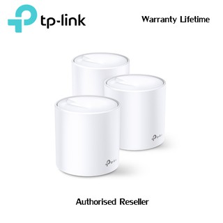 tp-link AX3000 Whole Home Mesh Wi-Fi 6 System Deco X60 pack 3 ทีพีลิงก์ (Lifetime Warranty)