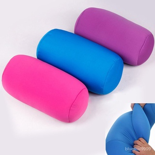 【บลูไดมอนด์】Super soft Head PillowCase Micro Mini Microbead Back Cushion Pillow Roll Pillow Head Convenient Travel Pillo