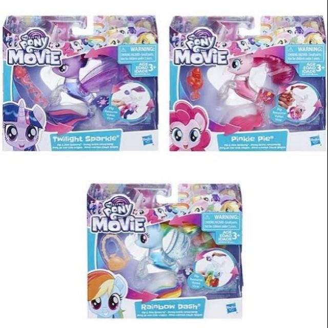My Little Pony the Movie Rainbow Dash, Pinkie Pie, Twilight Sparkle ...