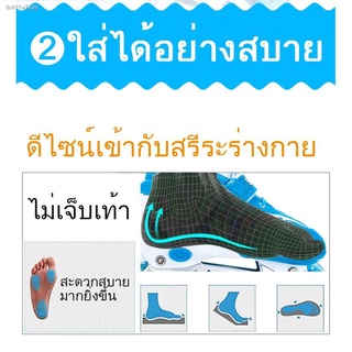 ดีลสุดฮอตice skates►☋✙รองเท้าสเก็ตสำหรับเด็กของเด็กหญิงและชาย โรลเลอร์สเกต อินไลน์สเก็ต size S M L ล้อมีไฟ สีฟ้า สีชมพู