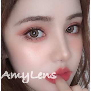 (1pair)(Nov. 22)Europe Series,Amylens Brand,14.0mm,(power0.0-7.0),Contact Lens yearly use(brown)