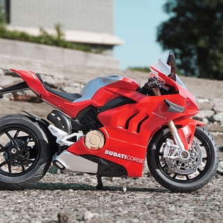 โมเดลรถจักรยานยนต์ Ducati V4S สเกล 1:12 ของเล่น ของสะสม ของขวัญวันเกิด สําหรับเด็กผู้ชาย