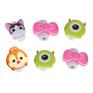 Cute Cable Protector Data Line Protective Cover Charging Cable Winder