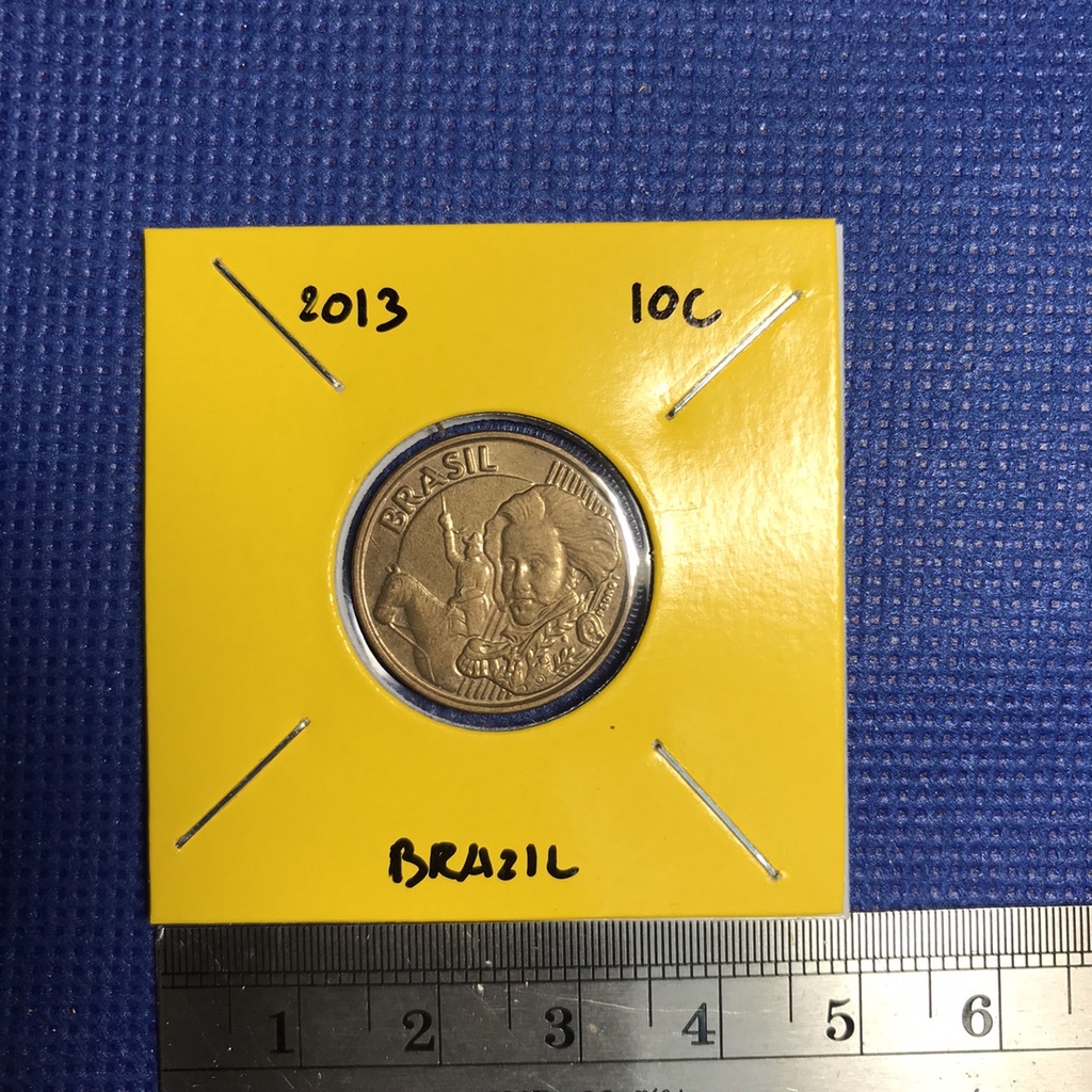 no-15453-ปี2013-บราซิล-10-centavos-เหรียญเก่า-เหรียญต่างประเทศ-เหรียญสะสม-เหรียญหายาก-ราคาถูก