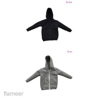 ภาพขนาดย่อของภาพหน้าปกสินค้า12'' Action Figure Clothes 1/6 Scale Zip Hoodie Hooded Sweatshirt Outer Wear จากร้าน flameer.th บน Shopee