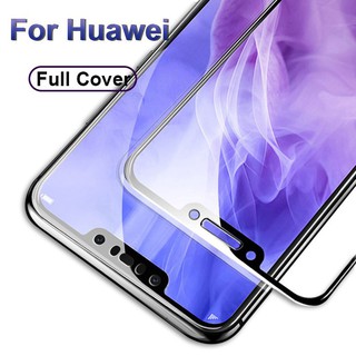 Huawei Y9 Y7 Y5 Y6 prime 2018 2019 Tempered Glass Full Cover honor play 3 3E 4 4t pro 9 10 20 lite Screen Protector Camera Protector กระจกกันรอยหน้าจอ