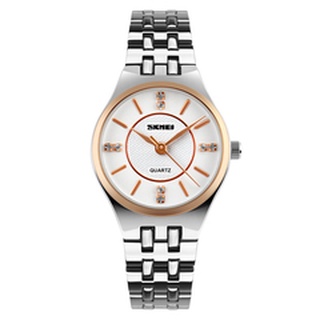 พร้อมส่ง 🦋 SAMEI นาฬิกาข้อมือผู้หญิง สวยๆ หรู  สายสเตนเลส นาฬิกาใส่ทำงาน