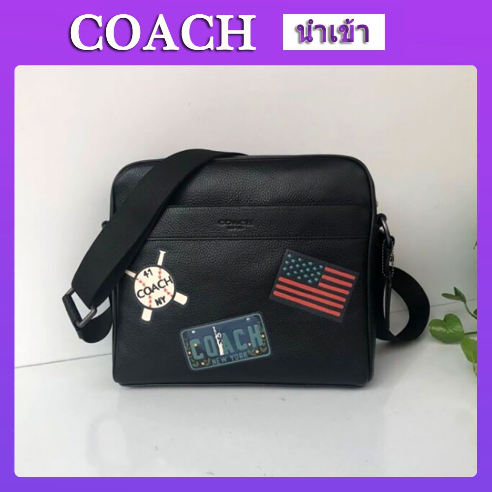coach-แท้-กระเป๋าสะพายข้าง-กระเป๋าสะพายข้างผู้ชาย-แบรนด์เนม-f26079