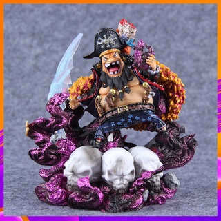 One Piece G5 Blackbeard Four Emperors hand-made รูปปั้นอะนิเมะรุ่น Q รุ่นเครื่องประดับ