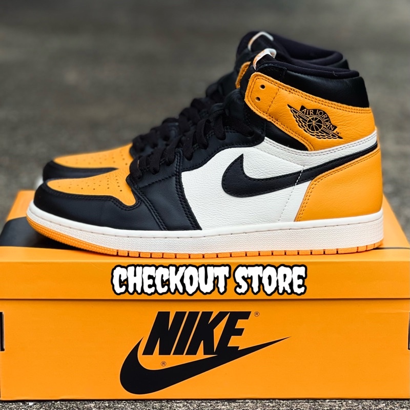 The yellow sales jordans