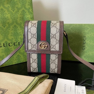 Gucci phone bag (ใส่ promaxได้) Grade vip Size สูง17cm ยาว11.5cm  อุปกรณ์ full box set