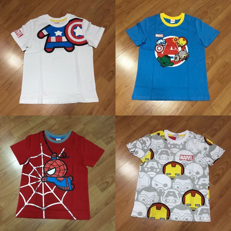 เสื้อยืดคอกลมเด็กผู้ชาย-marvel-แท้-sale-พร้อมส่ง