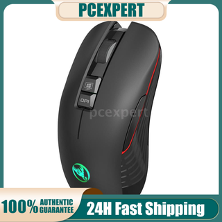 PCER HXSJ T30 2.4GHz Optical Wireless Mouse Rechargeable Silent Gaming  Mouse 3600DPI Ergonomic Mice LED Backlit for PC L | Shopee Thailand