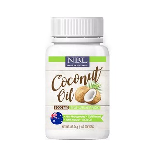 สินค้า น้ำมันมะพร้าว นูโบลิค NBL coconut oil 60เม็ด