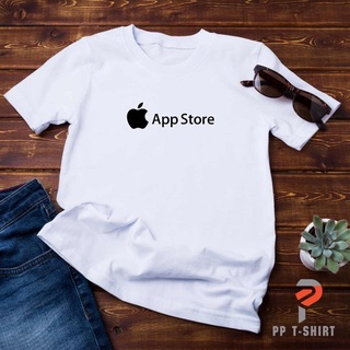 [S-5XL] เสื้อยืด App Store โลโก้ เนื้อผ้าCotton comb No.30 ดีที่สุดของ Cotton ใส่สบาย สกรีนใหม่ทุกตัว