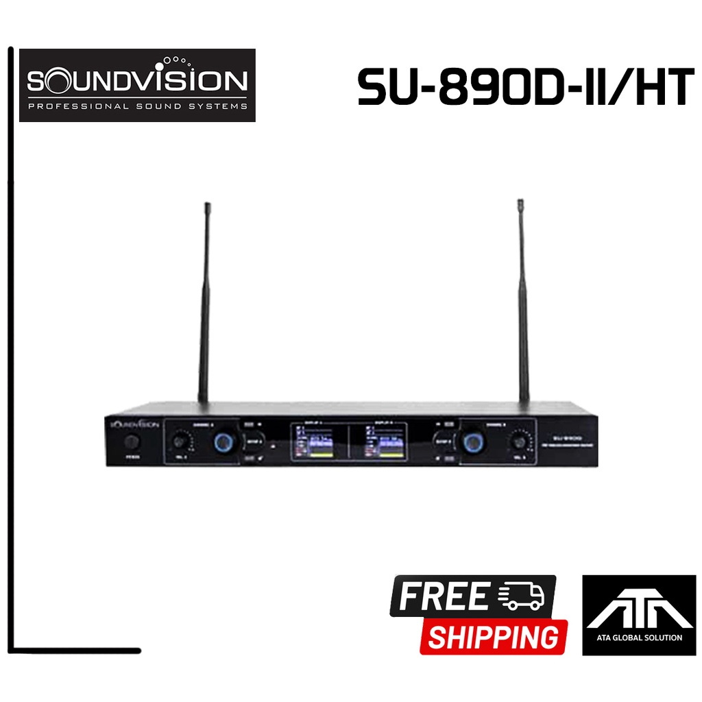 ชุดไมค์ลอย-ดิจิตอล-มือถือคู่-soundvision-su-890d-ii-ht-ย่าน-uhf-คลื่นความถี่-694-5-702-7-mhz-digital-wireless-microphone